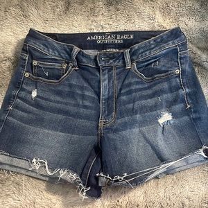 AE hi rise super stretch shortie